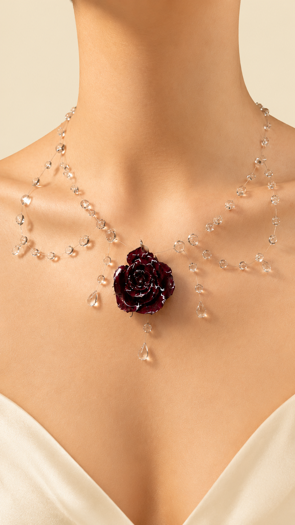 Collar Lágrimas de Rosa