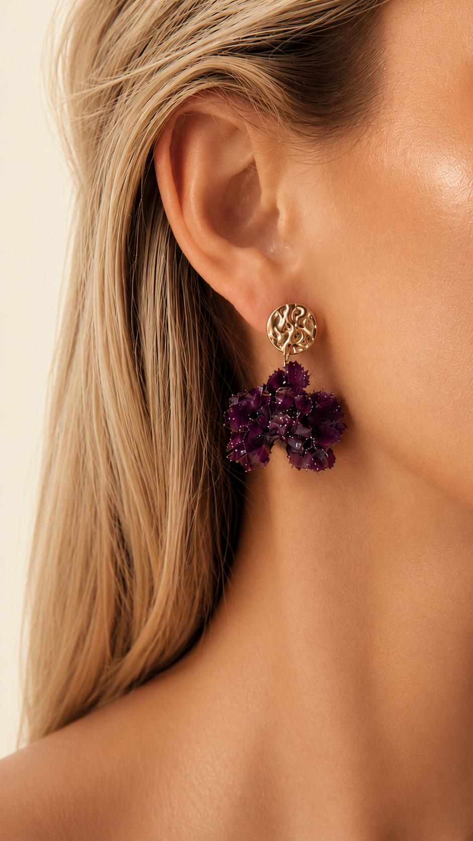 Pendientes Flor de Medianoche