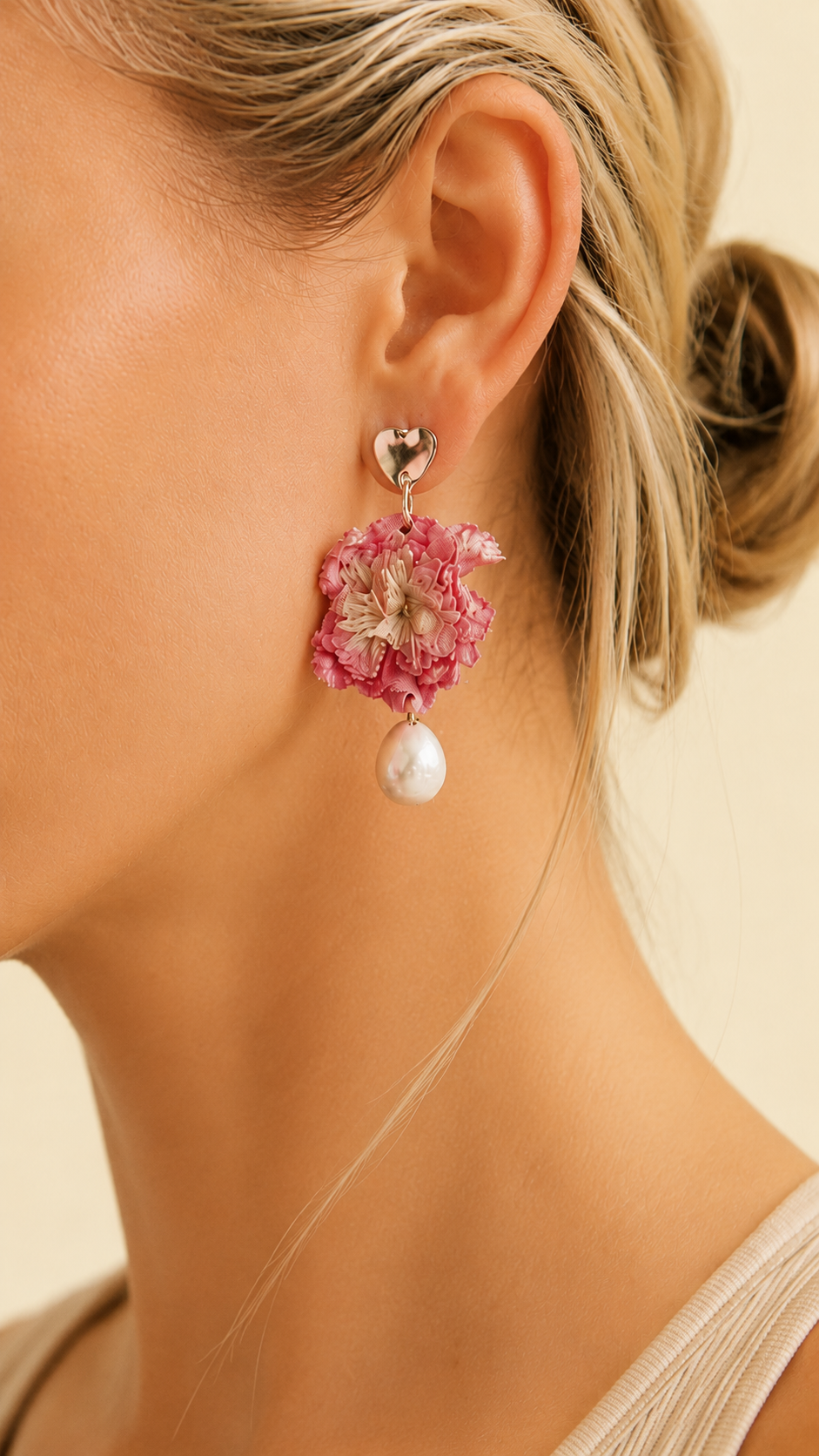 Pendientes Claveles Éternel