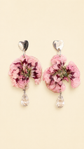 Pendientes Claveles Rosé
