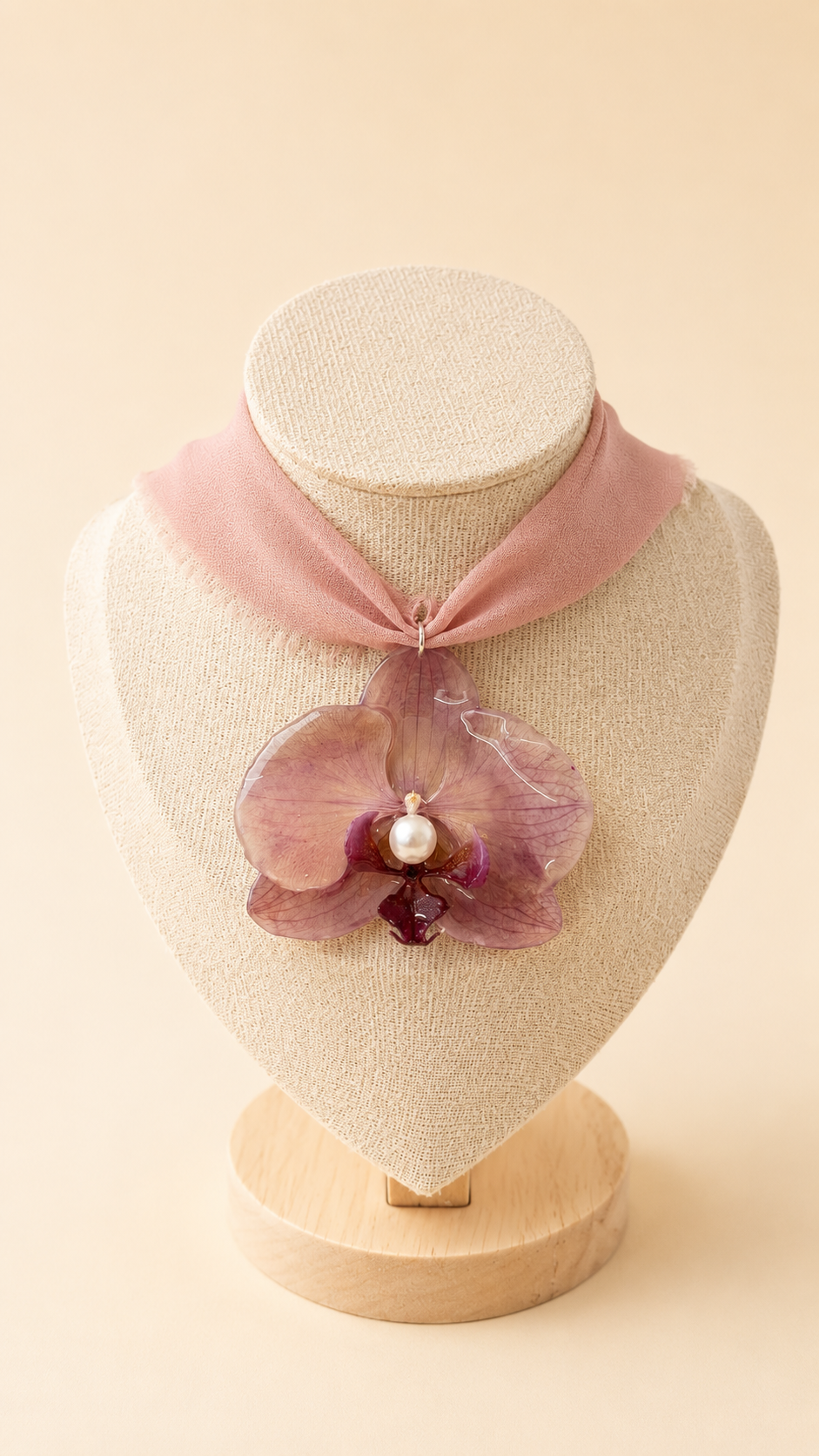 Collar Orquídea Perla